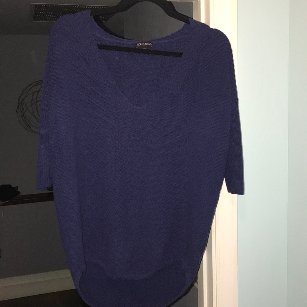 Navy express sweater